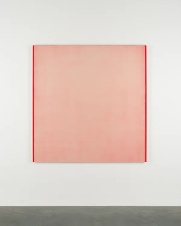 Callum Innes Untitled Pyrrole Red, 2026 oil on canvas 160 x 156 cm 63 x 61 3/8 in