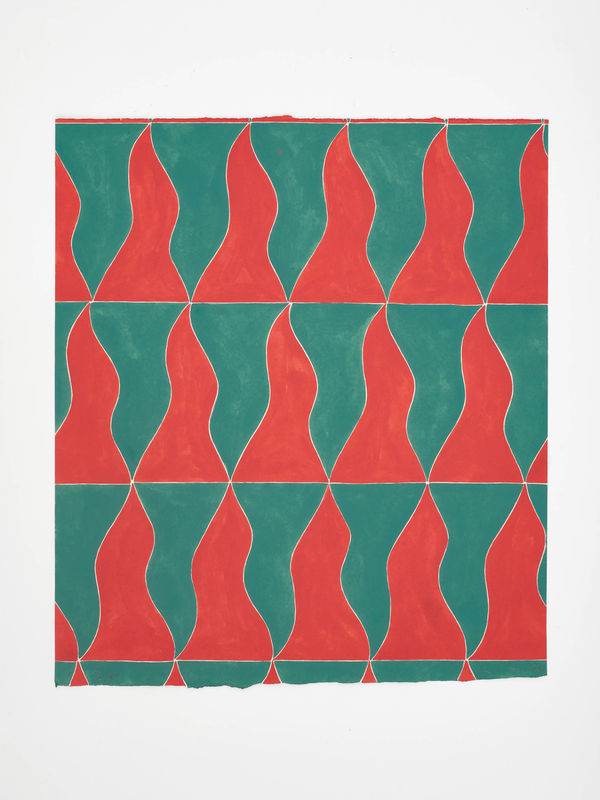 David Austen 2.4.20, 2020 gouache on paper 35 x 30 cm 13 3/4 x 11 3/4 in (paper) 42.6 x 37.5 cm 16 3/4 x 14 3/4 in (framed)