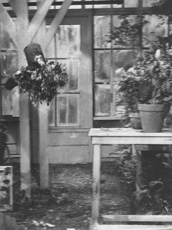 Jonathan Owen Eraser Drawing (Still from Days of Wine and Roses), 2018 Partially erased book page 32 x 23.5 cm 12 5/8 x 9 1/4 in (page) 40 x 31.6 cm 15 3/4 x 12 1/2 in (framed)