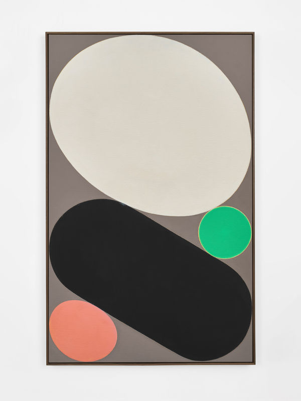 Charles Avery Reclining Nude OR Old Man, 2025 acrylic on linen 213.3 x 133.3 cm (frame) 84 x 52 1/2 in