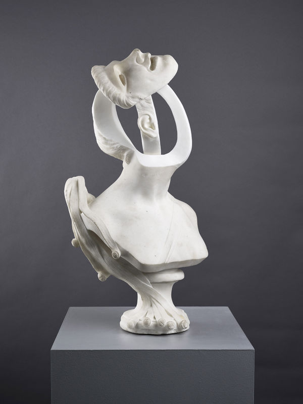 Jonathan Owen Untitled , 2017 19th century marble with further carving 58 x 32 x 24 cm