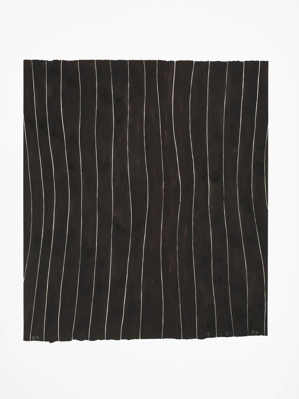 David Austen 17.5.20, 2020 gouache on paper 35 x 30 cm 13 3/4 x 11 3/4 in (paper) 42.6 x 37.5 cm 16 3/4 x 14 3/4 in (framed)