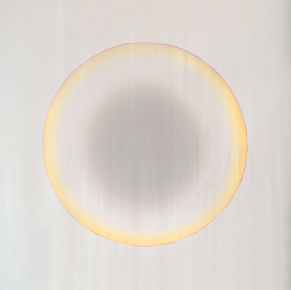 Garry Fabian Miller Darkroom's Erasure, 2020 Light, oil, Lambda c-type print from dye destruction print edition 3 of 3 with 2 APs. 111.3 x 111.3 x 6.4 cm 43 7/8 x 43 7/8 x 2 1/2 in (framed)