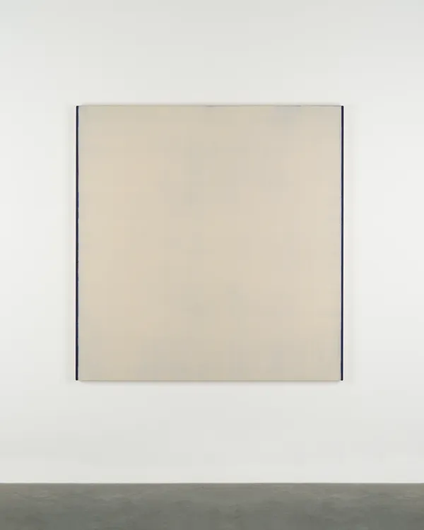 Callum Innes Untitled Indigo, 2026 oil on canvas 160 x 156 cm 63 x 61 3/8 in