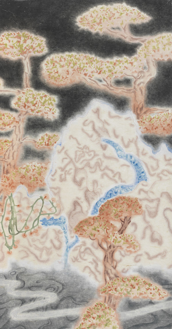 Su Huang-Sheng 苏煌盛, Landscape in the Apartment II 大厦里的山之二, 2018