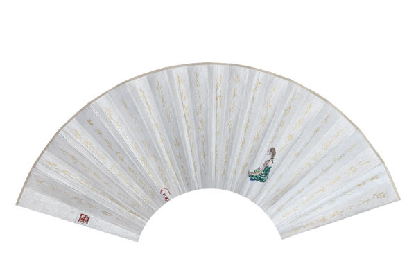 Tao Aimin 陶艾民, Secret Fan: Lotus 秘扇·如莲, 2019