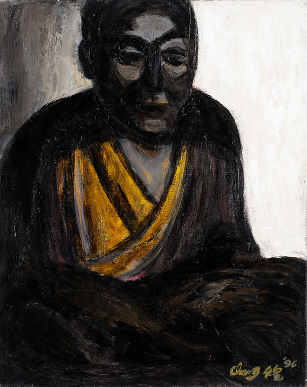 Yahon Chang, 张耀煌, Zazen series: Mentor 禅坐系列 : 师父, 1996