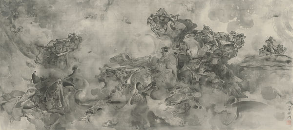 Tai Xiangzhou 泰祥洲, Vaporous Rocks 卷石吐氤氲, 2016