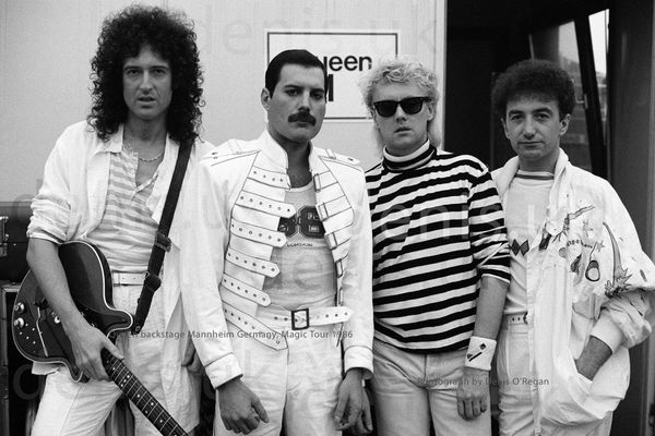 QUEEN, Queen backstage Mannheim, 1986