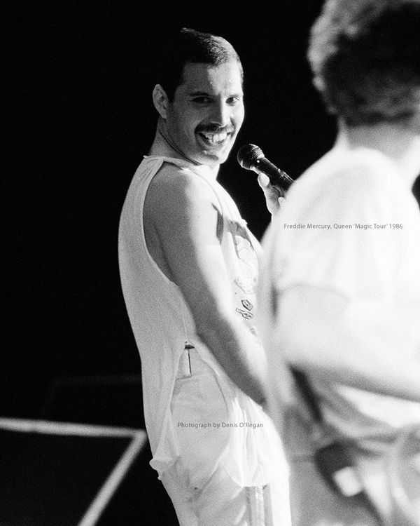 QUEEN, Freddie Mercury's smile, 1986