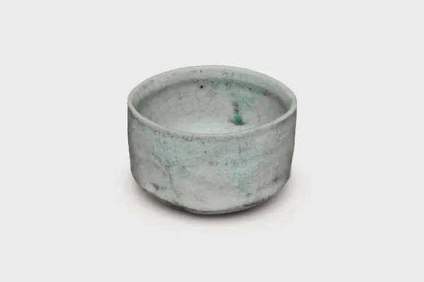Yui Tsujimura, White Shino Tea Bowl 白志野茶盌, 2020
