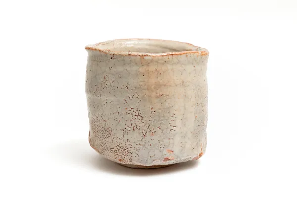 Reiji Omori, Shino Tea Bowl 志野茶盌, 2025