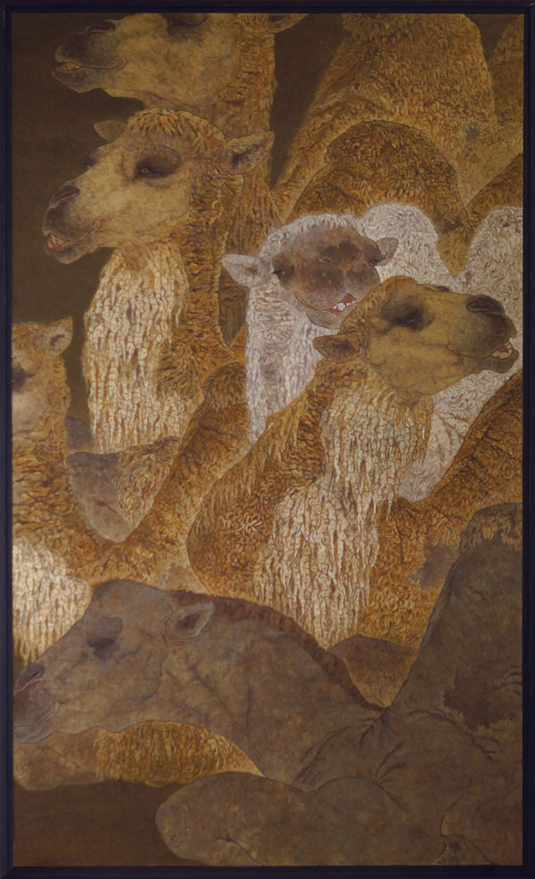 Daisuke Nakano, 十態図「待つ」Camel, ‘Waiting', 2011