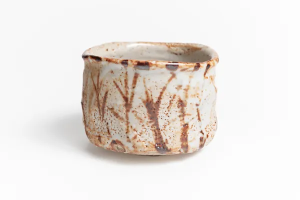 Reiji Omori, Shino Tea Bowl 志野茶碗, 2025