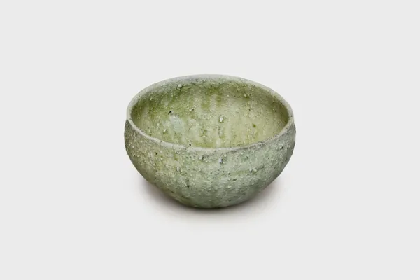 Yui Tsujimura, Natural Ash Glazed Round Tea Bowl 自然釉丸茶盌, 2025