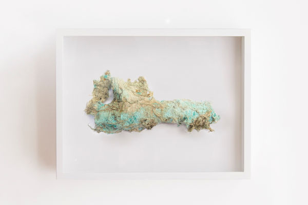 Yasue Maetake, Study for Printed Oxidation on Fiber #1, 2021