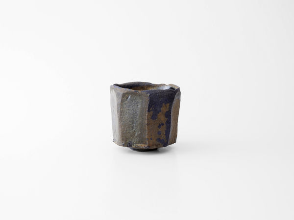 Hiroshi Goseki Yohen Black Shaved Tea Bowl - 蒼変黒削茶盌, 2022 Ceramic