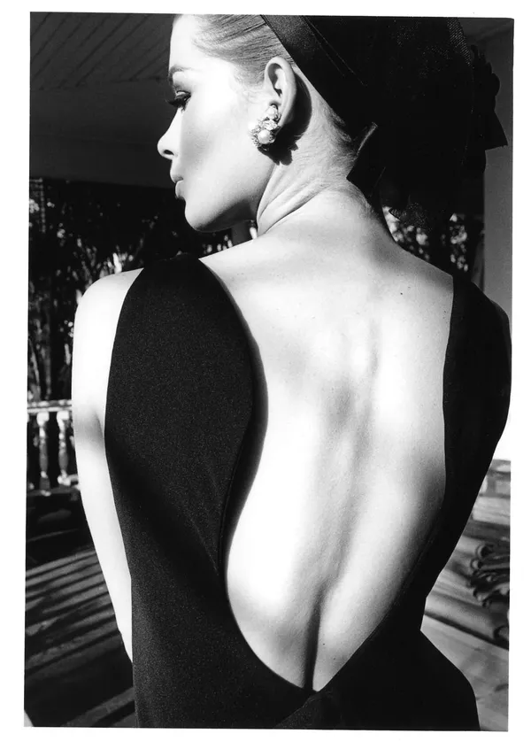 Jeanloup Sieff, Astrid Heeren, dress by Bill Blass, Palm Beach, Harper´s Bazaar, 1964