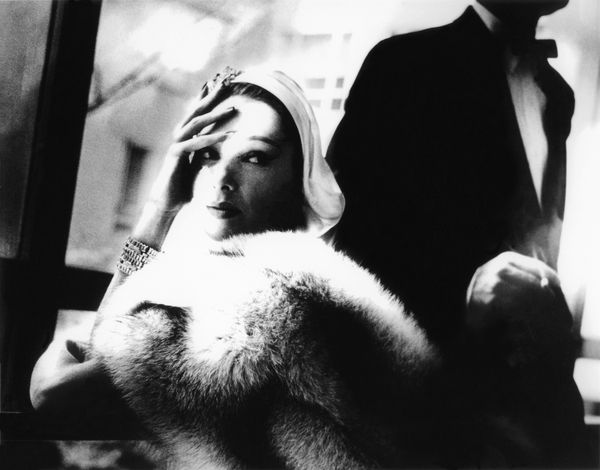 Lillian Bassman, Golden Fox, Blue Fox, Marilyn Ambrose, New York, Harper's Bazaar, c. 1950