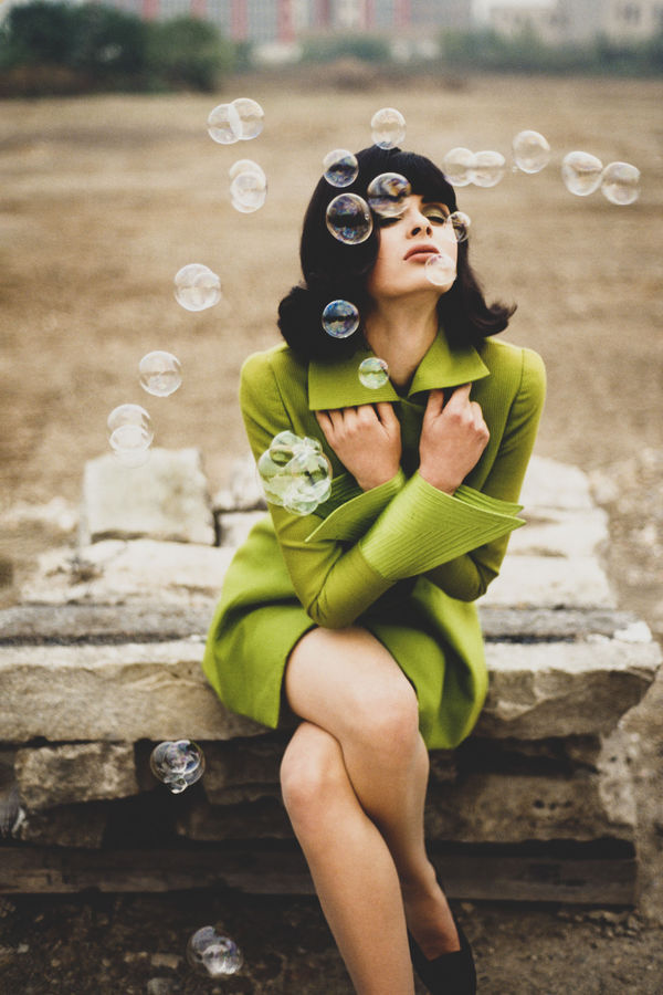 Stephanie Pfriender Stylander, Bubbles, Milan, 1991