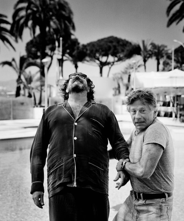 Marc Hom, Roman Polanski, filmmaker, Julian Schnabel, painter and filmmaker, Cannes Film Festival, France, 2010