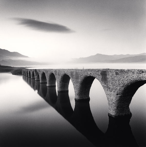 Michael Kenna, Taushubetsu Bridge, Nukabira, Hokkaido, Japan, 2008
