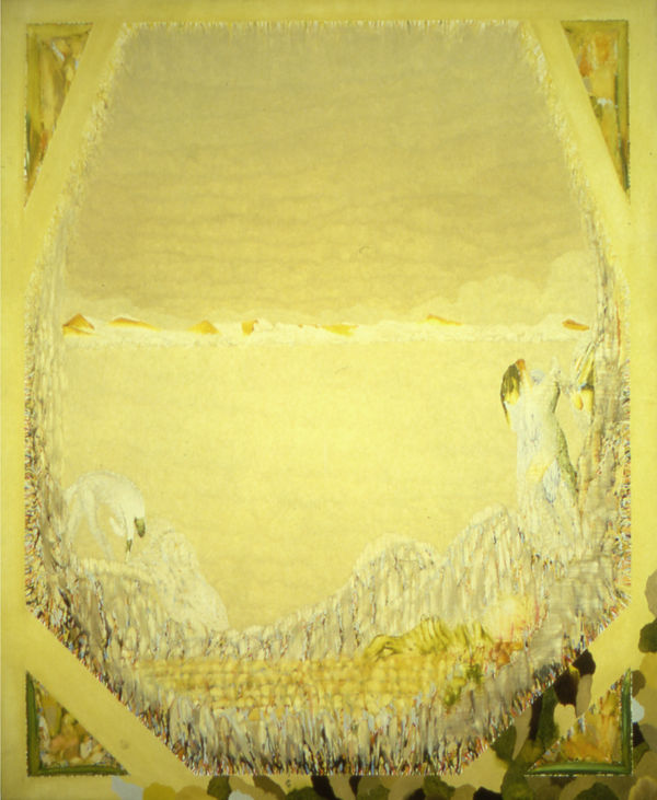 Rubbings from the Calcium Garden, Rachael, 1969 Oil on Canvas