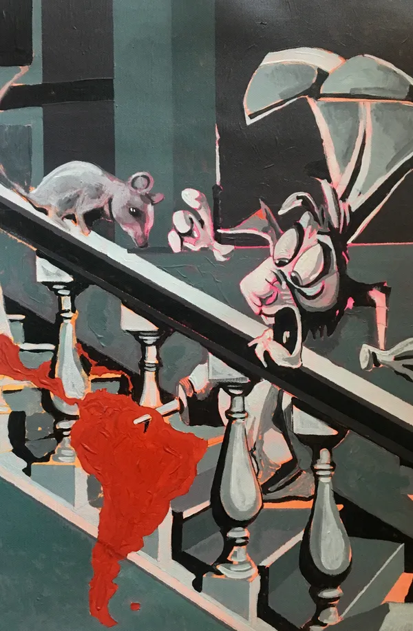 Andreas von Gehr La Espera, 2021 Acrylic on canvas 65 x 45 cm