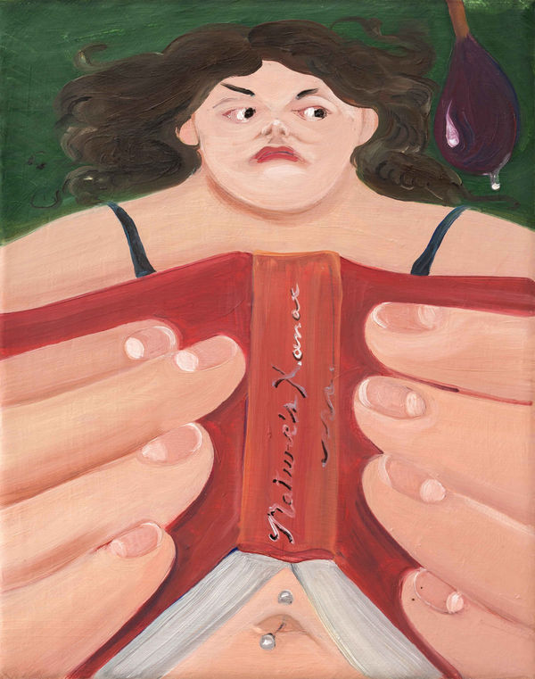 Mara Faúndez Nature Xanax, óleo sobre tela Oil on canvas 15 x 10 cm