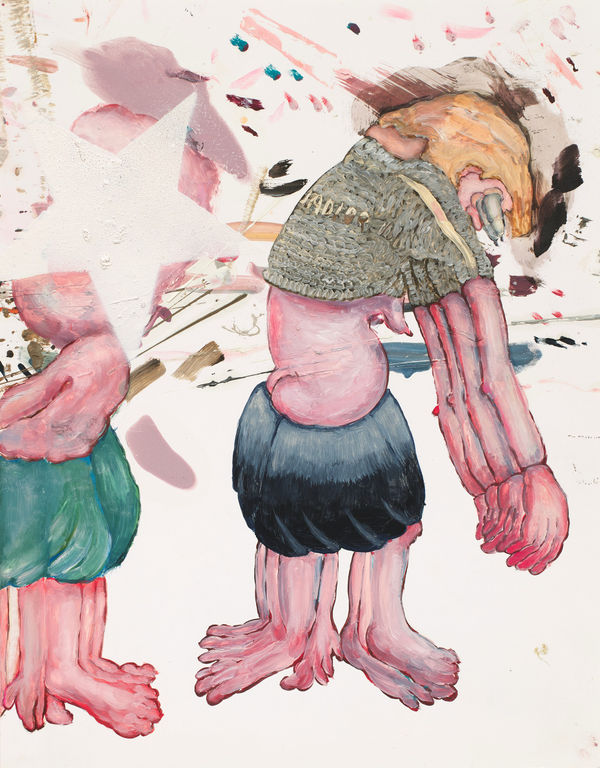 Carolina Muñoz Abstract Behavior III, 2024 Oil on paper 29 x 21 cm 11 3/8 x 8 1/4 in