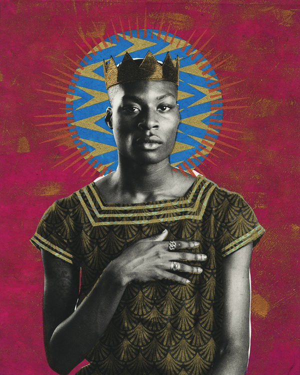 Gabriel García Román Yves, 2014 Photogravure with chine-collé and silkscreen 35.5 x 28