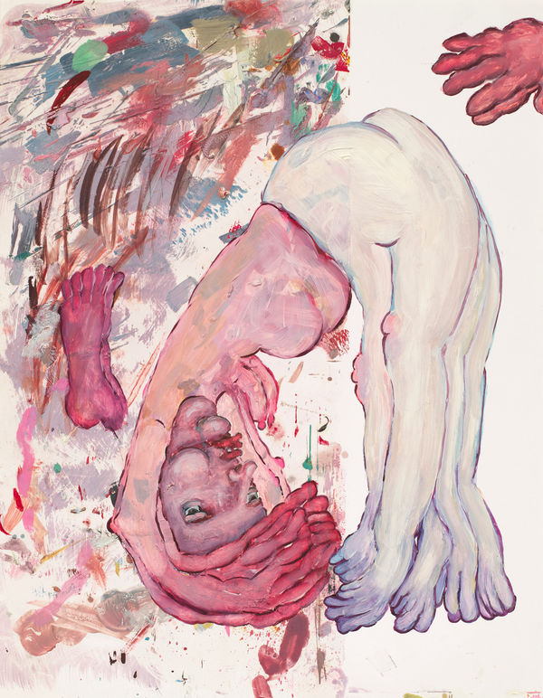 Carolina Muñoz Abstract Behavior V, 2024 Oil on paper 29 x 21 cm 11 3/8 x 8 1/4 in