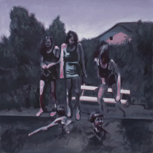 Tomás Bravo Que Infortunio, 2025 Oil on canvas 120 x 120 cm