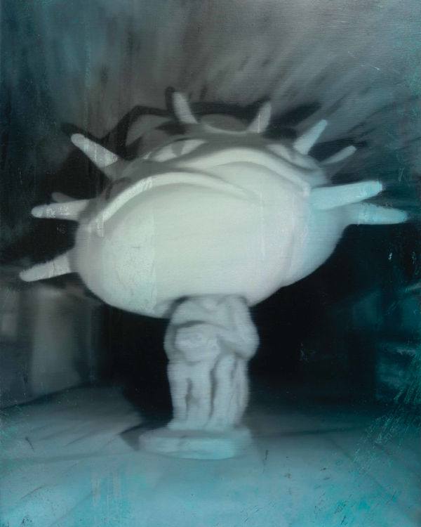 Nelson Hernández Fever Dream (Cat), 2026 Oil on wood 35.4 x 27.8 cm