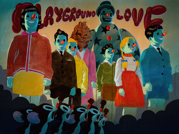 Víctor Castillo Playground Love, 2021 Acrylic on canvas 152 x 203 cm