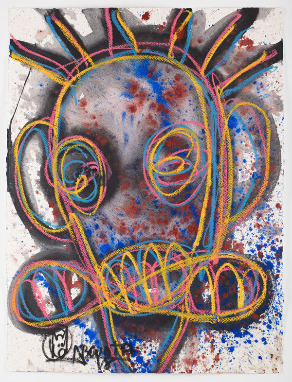 Aboudia, Portraits des Nouchis, 2019