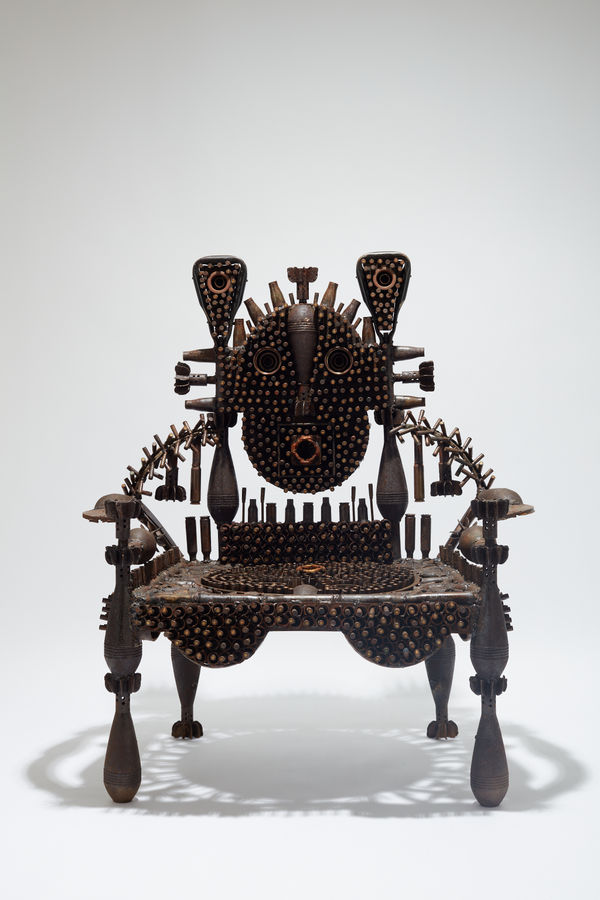 Goncalo Mabunda, The Fluctuating Throne, 2020