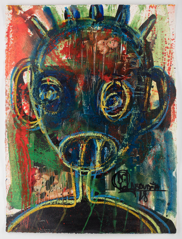 Aboudia, Portraits des Nouchis, 2019