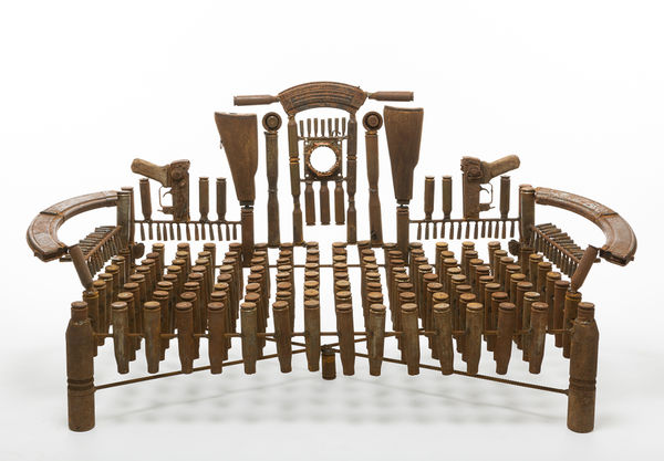 Gonçalo Mabunda, The Throne of Intelligence, 2016