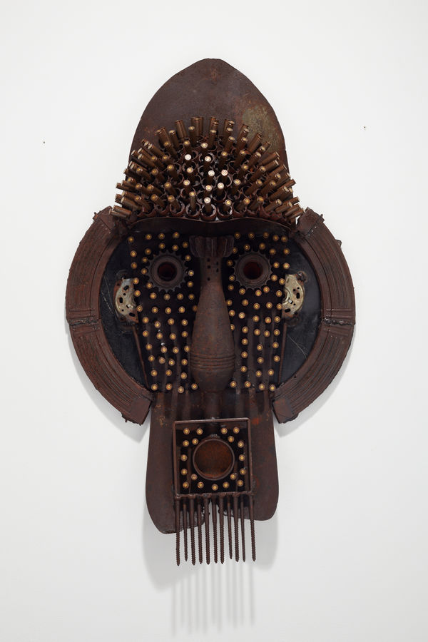 Goncalo Mabunda, The Writer of the Left and Right, 2020