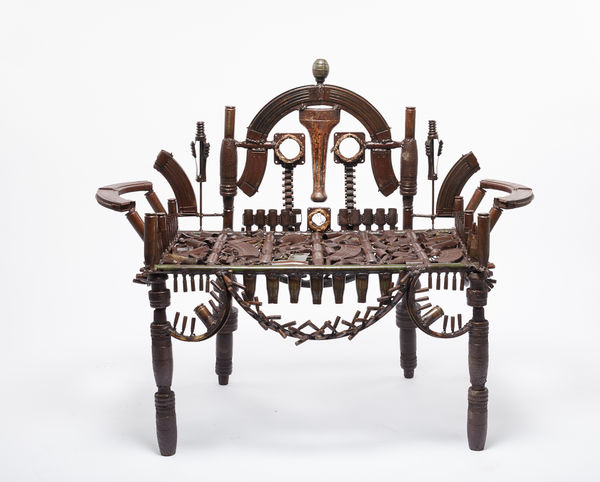 Gonçalo Mabunda, Untitled (throne), 2017