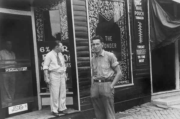 Ben Shahn, Wonder Bar, hot spot of Circleville, Ohio, 1938