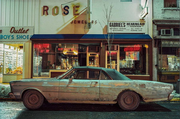 Langdon Clay Rose Jeweler's Car, Ford Galaxie 500 XL (1966), Troy, NY, 1975