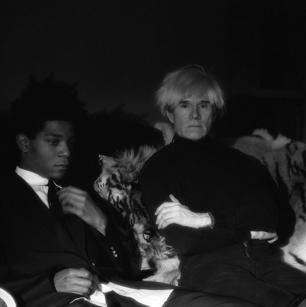 Jeannette Montgomery Barron, Andy Warhol and Jean-Michel Basquiat, N.Y.C., 1985