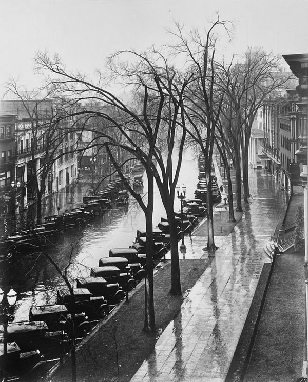 Walker Evans, Main Street, Saratoga Springs, New York, 1931, From the Full Walker Evans: Selected Photographs Portfolio, 1974