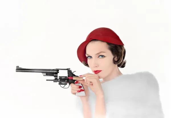 William Helburn, Lipstick Bullet, Joanna McCormick, 1955