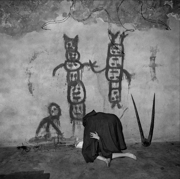 Roger Ballen, Cloaked Figure, 2003