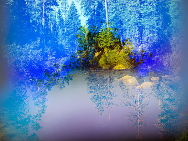 Terri Loewenthal, Psychscape 355 (Clark Fork, CA), 2018