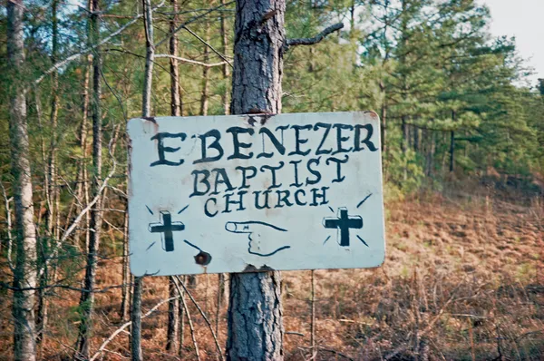 William Christenberry, Church Sign, Tuscaloosa, Alabama, 1976