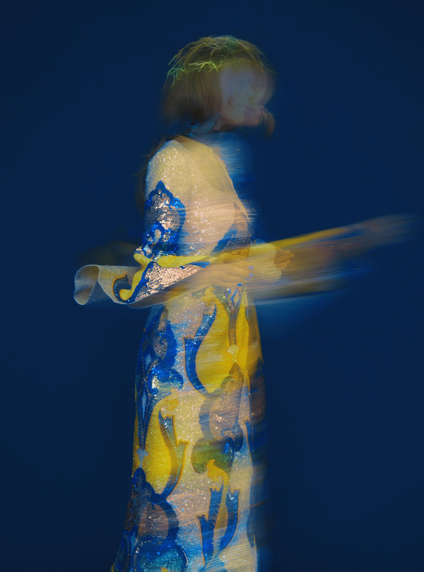 Erik Madigan Heck Untitled, The Garden (Blue & Yellow Studio), 2019